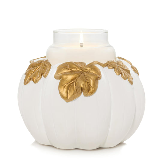 White Pumpkin Resin Holder | Signature Pick